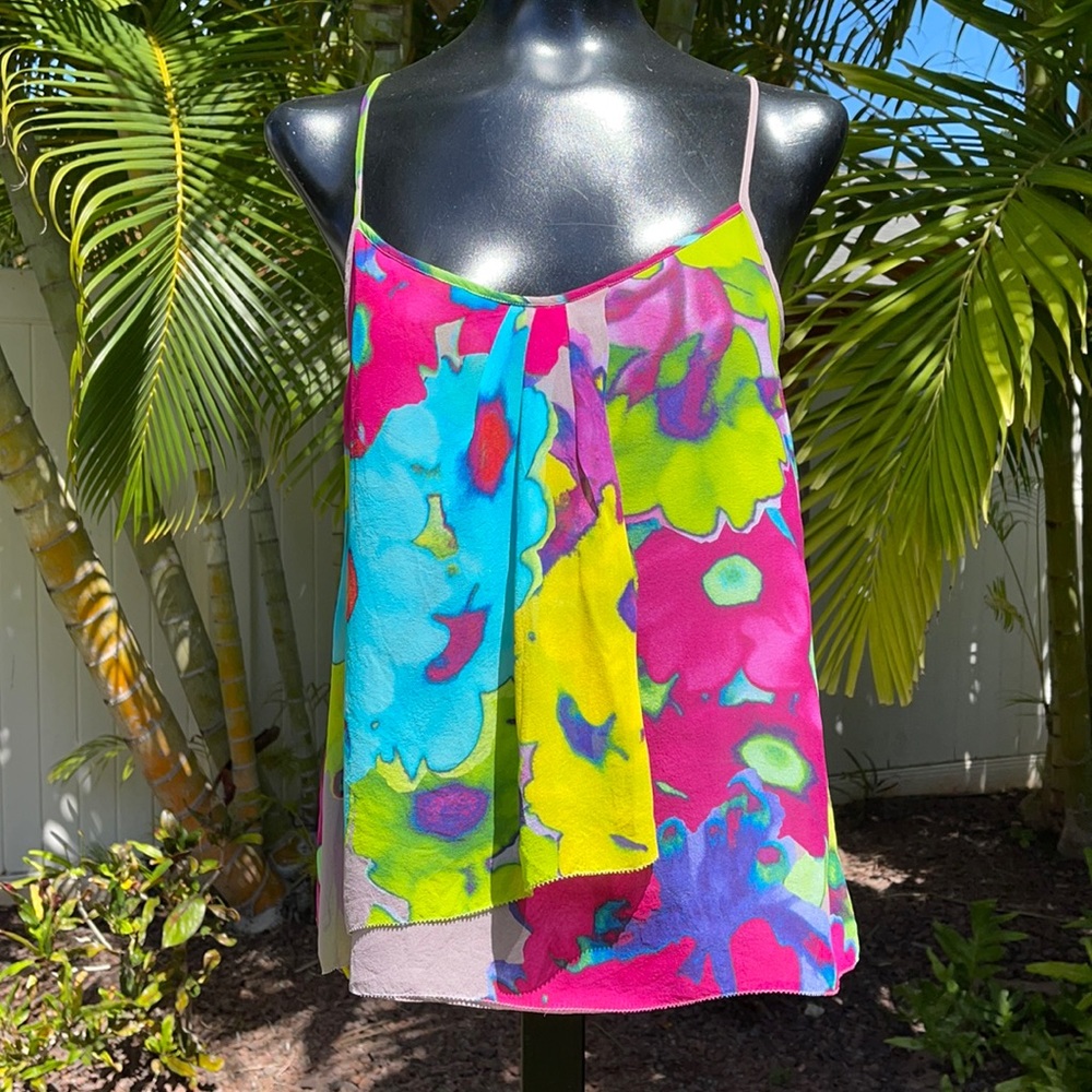 Trina Turk Colorful Cami Blouse